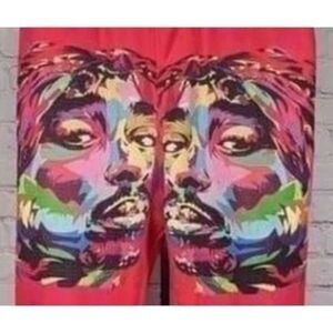 Tupac 2 Pac Joggers Sweatpants w/Pockets